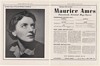 1937 Maurice Ames Mezzo Soprano Photo 2-Page Booking Print Ad