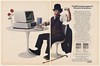 1983 IBM PC XT Personal Computer More Power Muscle Little Tramp 2-Page Print Ad