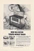 1953 RCA Victor Strato-World 7-Band Portable Radio Pick Up the World Print Ad