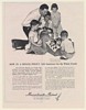 1958 Massachusetts Mutual Life Insurance Family Dog Puppies Norman Rockwell Ad