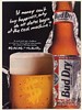 1991 Budweiser Bud Dry Beer Bottle Mug Buy Happiness Dates Cash Machine Print Ad