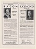 1937 Contralto Dorothy Bacon Tenor George Perkins Raymond Photo Booking Print Ad