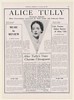 1937 Alice Tully Dramatic Soprano Opera Photo Booking Print Ad