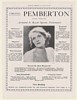 1937 Virginia Pemberton Lyric Soprano Opera Photo Booking Print Ad