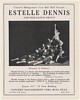 1937 Estelle Dennis and Her Dance Group Photo Booking Print Ad