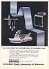 1957 Crucible Stainless Strip Steel Car Bumper Grille Utensils Stove Print Ad