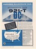 1957 Pioneer Aluminum 921-T Direct Chilled Cast Aluminum Tooling Plate Print Ad
