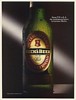 1986 Beck's Beer Bottle From NY to LA the Word Around Town is German Print Ad
