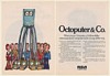 1970 RCA Octoputer & Co Computer System Remote Computing 2-Page Print Ad
