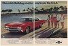 1972 Chevy Impala at the Beach South of Miami Florida 2-Page Print Ad