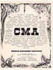 1974 CMA Creative Management Associates Artist List Trade Print Ad
