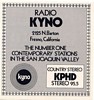 1974 KYNO Radio Fresno California KPHD 95.5 Country Stereo Trade Print Ad