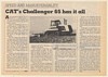 1987 Caterpillar CAT Challenger 65 Crawler Tractor Farming Article