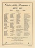 1948 Columbia Artists Management Classical Opera Artist List Print Ad