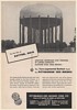 1952 Dayton Ohio Pittsburgh-Des Moines Steel Elevated Water Tank Print Ad