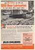 1952 Allis-Chalmers Crawler Tractor 1000 Hour Lubrication Print Ad