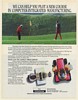 1985 MDSI Manufacturing Data Systems Inc Eqinox Computer System Golfers Print Ad