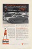 1970 Oldsmobile Cutlass Budget Rent-A-Car Girl in Orange Print Ad