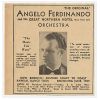 1934 Angelo Ferdinando Orchestra Booking Ad
