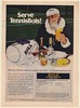 1981 Bols Liqueur and Brandy Serve Tennis Bols Print Ad