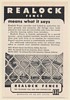 1952 Realock Fence Means What It Says The Colorado Fuel and Iron Corp Print Ad