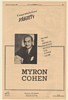 1968 Myron Cohen Variety Anniversary Booking Management Trade Print Ad