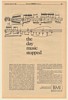1968 The Day Music Stopped BMI Broadcast Music Inc Trade Print Ad