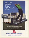 1989 Moran Printing Company Orlando FL Golfer Print Ad