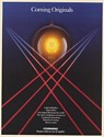 1989 Corning Originals Light-Bulb Glass Optical Fiber Landmark Innovations Ad