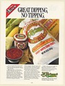 1989 Nueva La Restaurante Tortilla Chips and Salsa Great Dipping Print Ad