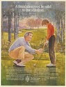 1989 Man Teaching Boy Golf Foundation Must Be Solid The Dick Group Print Ad