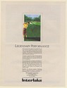 1989 Interlake Corp Golfer US Senior Open Legendary Performance Print Ad