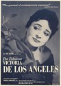 1961 Victoria De Los Angeles Soprano Photo Booking Print Ad