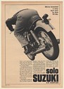 1966 Suzuki X-6 Hustler Solo Motorcycle Very Fast Way to Lose 70 lbs Print Ad