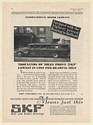 1930 Cornhusker Stage Lines Bus International Motor Mack SKF Bearings Print Ad