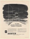 1951 Harter Steel Posture Chairs Sturgis MI Plant Defense Production Print Ad