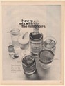 1966 Fleischmann's Whiskey How to Mix with the Millionaire Print Ad