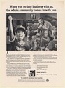 1990 7-Eleven Convenience Store Franchise Slurpee Little League Kids Print Ad