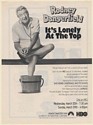 1992 Rodney Dangerfield It's Lonely at the Top HBO Special Print Ad