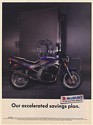 1991 Suzuki GS500E Motorcycle Our Accelerated Savings Plan Vault Door Print Ad