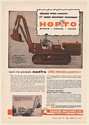 1955 Badger Machine Co HOPTO Model SPC Digger Shovel Crane Print Ad