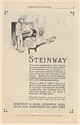 1915 Steinway Piano Tone Sweet and Resonant Perfect Workmanship Print Ad