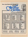 1979 Guitar Center Stores California Guitars Amps Drums Music Trade Print Ad