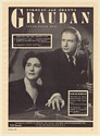 1951 Nikolai and Joanna Graudan Cello Piano Duo Photo Booking Print Ad