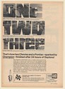 1969 Two Chevy and Pontiac Finished Daytona 1 2 3 Champion Spark Plugs Print Ad