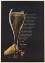 1981 Almaden Blanc de Blancs Champagne Bill Blass Design Quote Print Ad