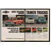 '67 1968 Chevy Job Tamer Trucks 2-Page Ad