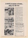 1973 Fairfield Green Valley Arizona Retirement Homes Vacation Offer Print Ad