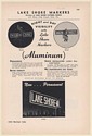 1949 Lake Shore Markers Street Signs Night and Day Visibility Print Ad
