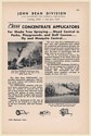 1949 John Bean Municipal Sprayers Rotomist Portamist Spartan Tree Sprayer 3-P Ad